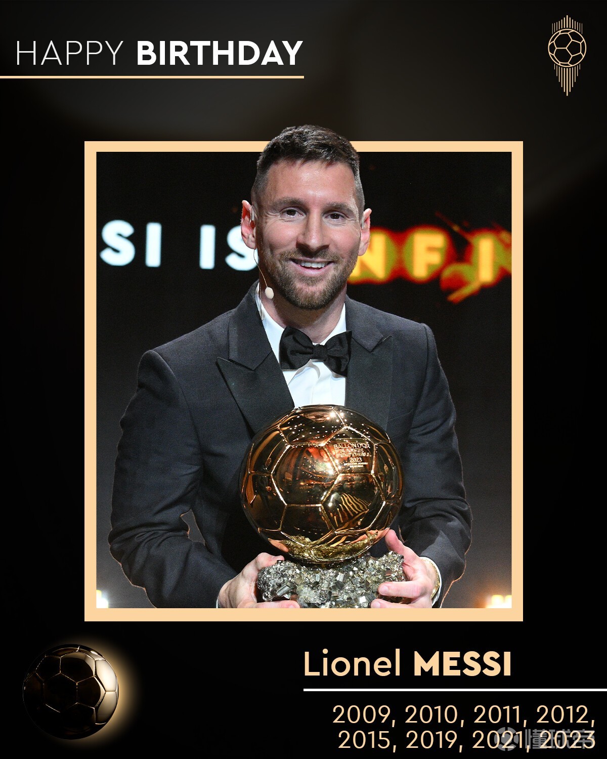 三亿体育体育在线-关于梅西荣膺金球奖，创历史新纪录的信息